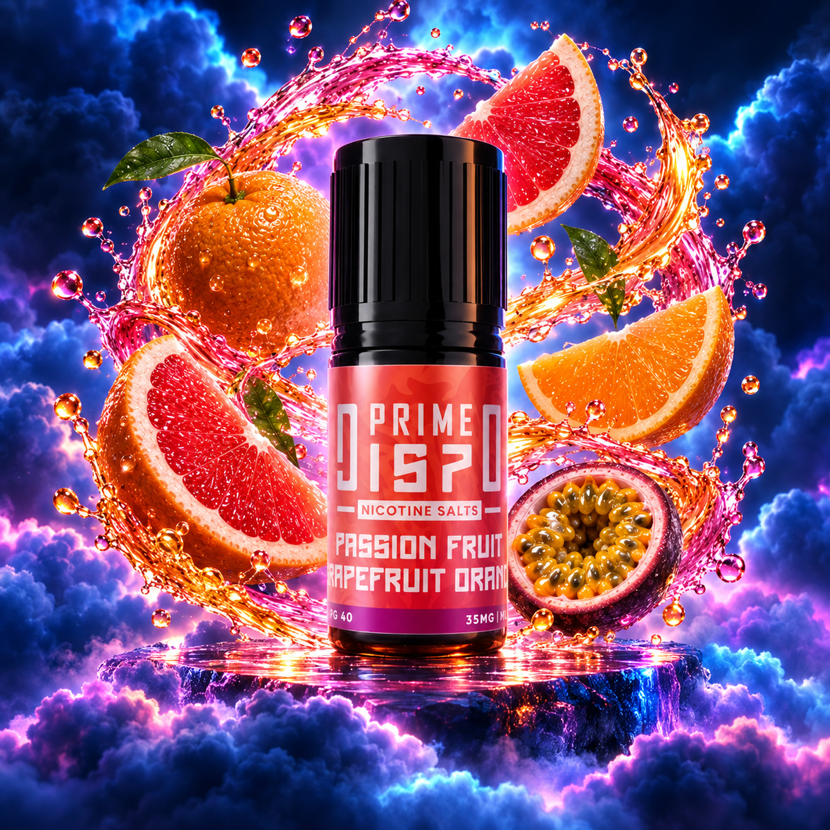Prime Dispo - Passionfruit, Grapefruit and Orange