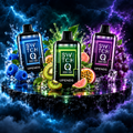 Upends Switch Q 15,000 Puff Disposable Vape - Combo 3 (Blue Raspberry Ice/Kiwi Passionfruit Guava/Grape Ice)