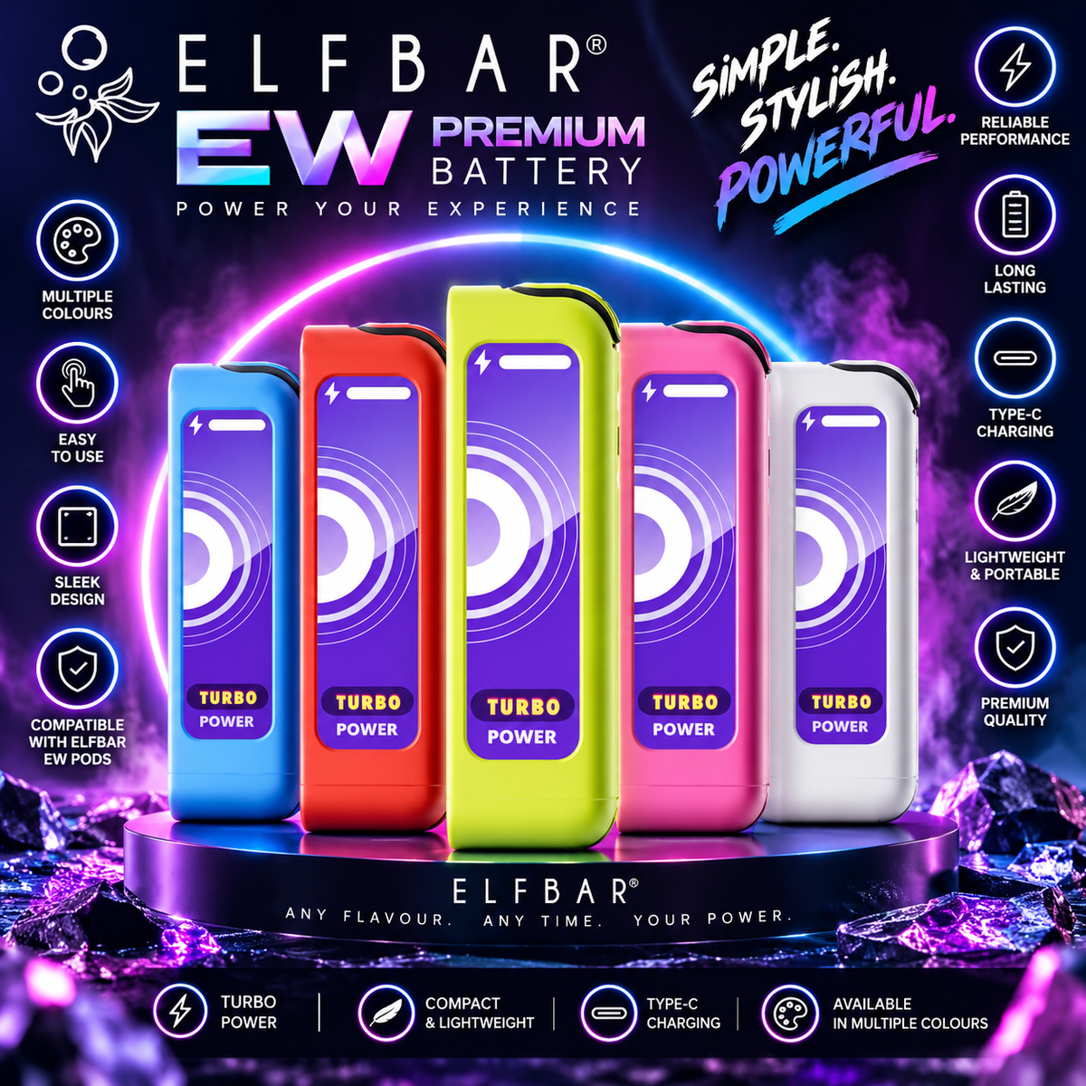 ELFBAR EW Premium Battery