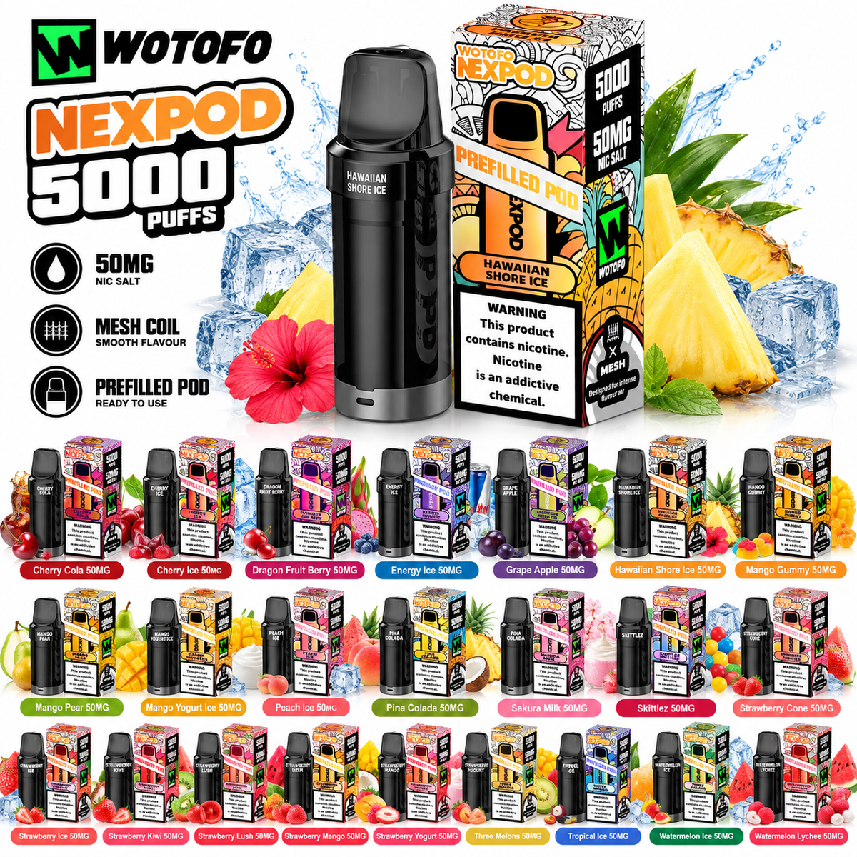 Wotofo NexPod 5K Pod 50MG